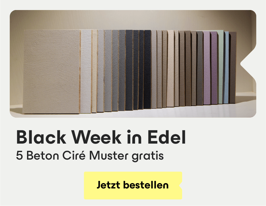 beton cire muster aktion mobile